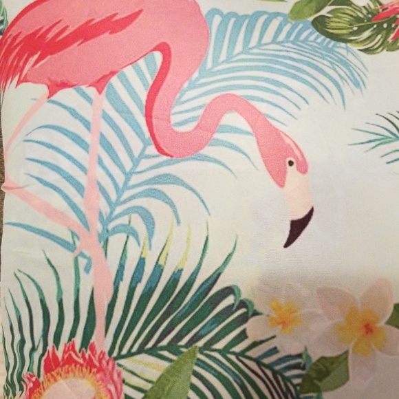 NEW Flamingo Pillow Cover 18 * 18 - Picture 2 of 3